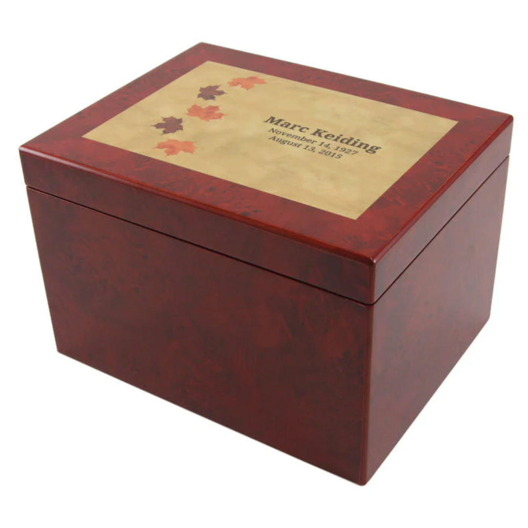 Autumn Leaves Memory Chest