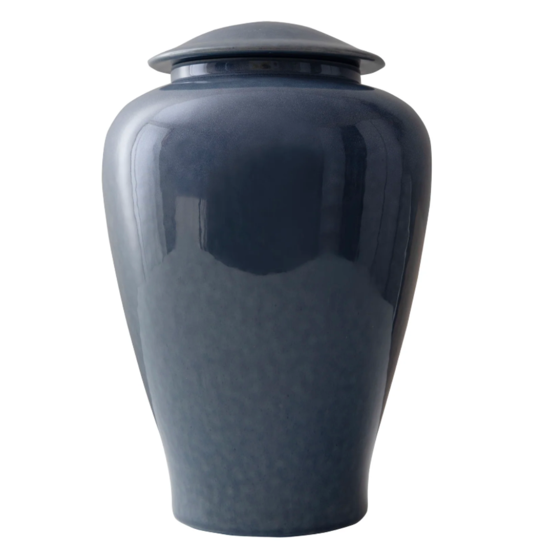 Elmwood Eternal Blue Ceramic Urn