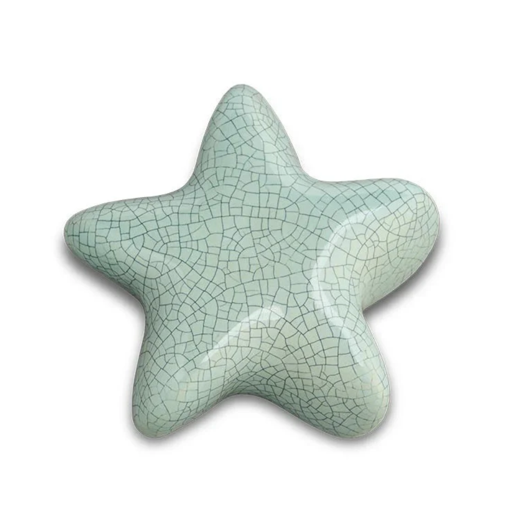 Eternal Star Shamrock Mosaic Cremation Keepsake