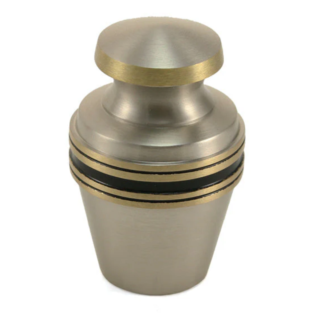 Grecian Pewter Cremation Keepsake Mini
