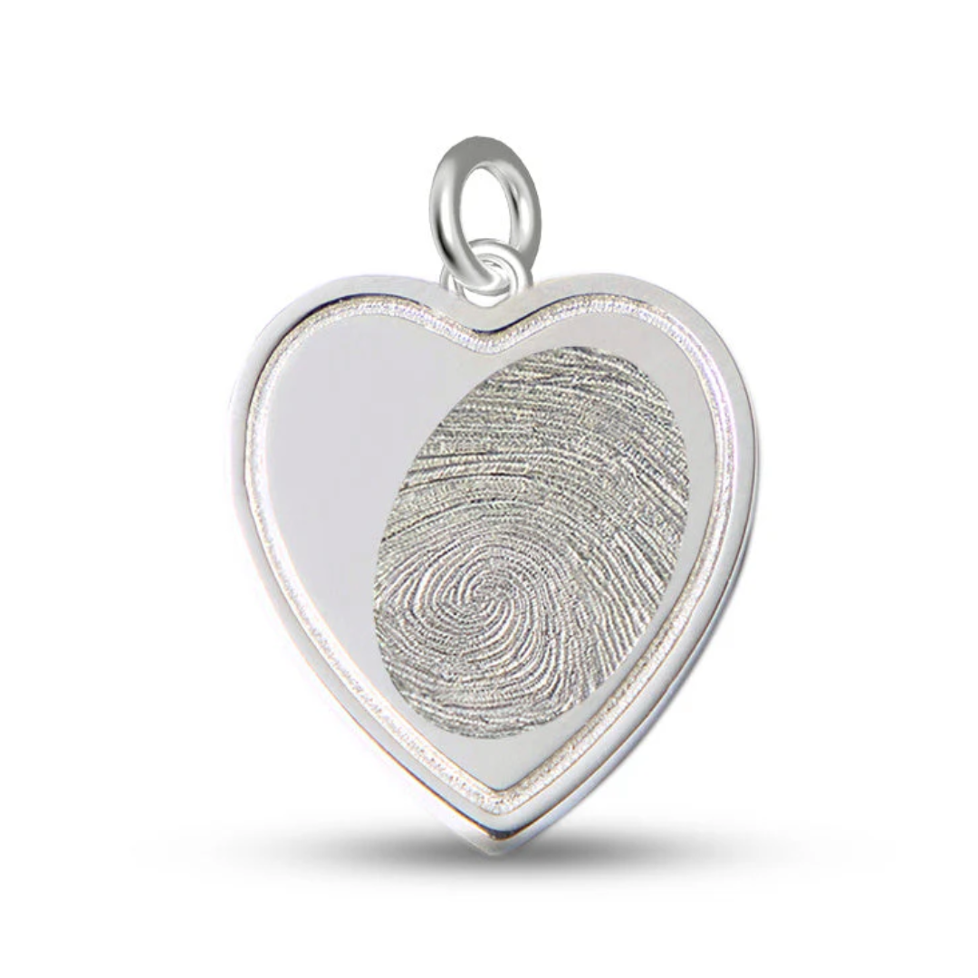 Heart Fingerprint Pendant