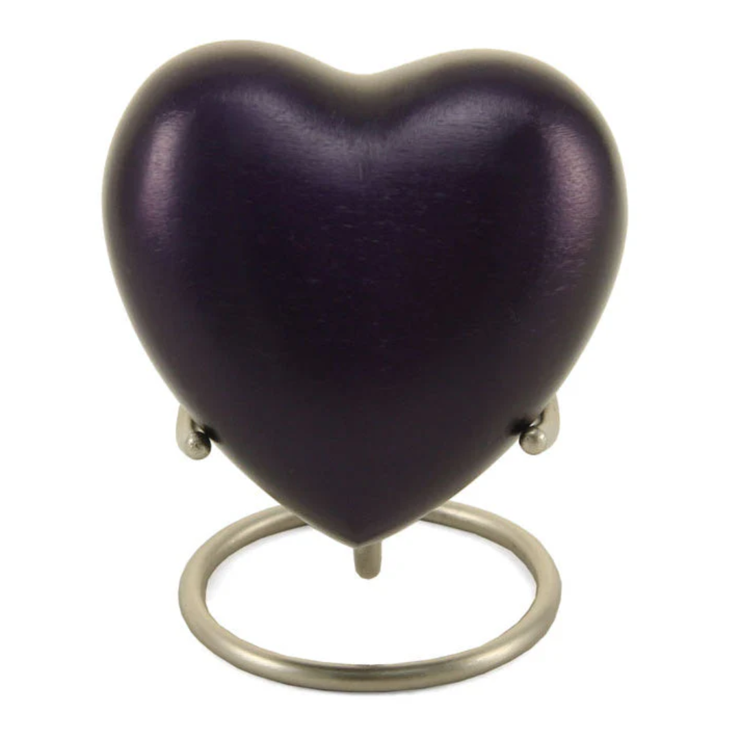Monterey Purple Heart Cremation Keepsake
