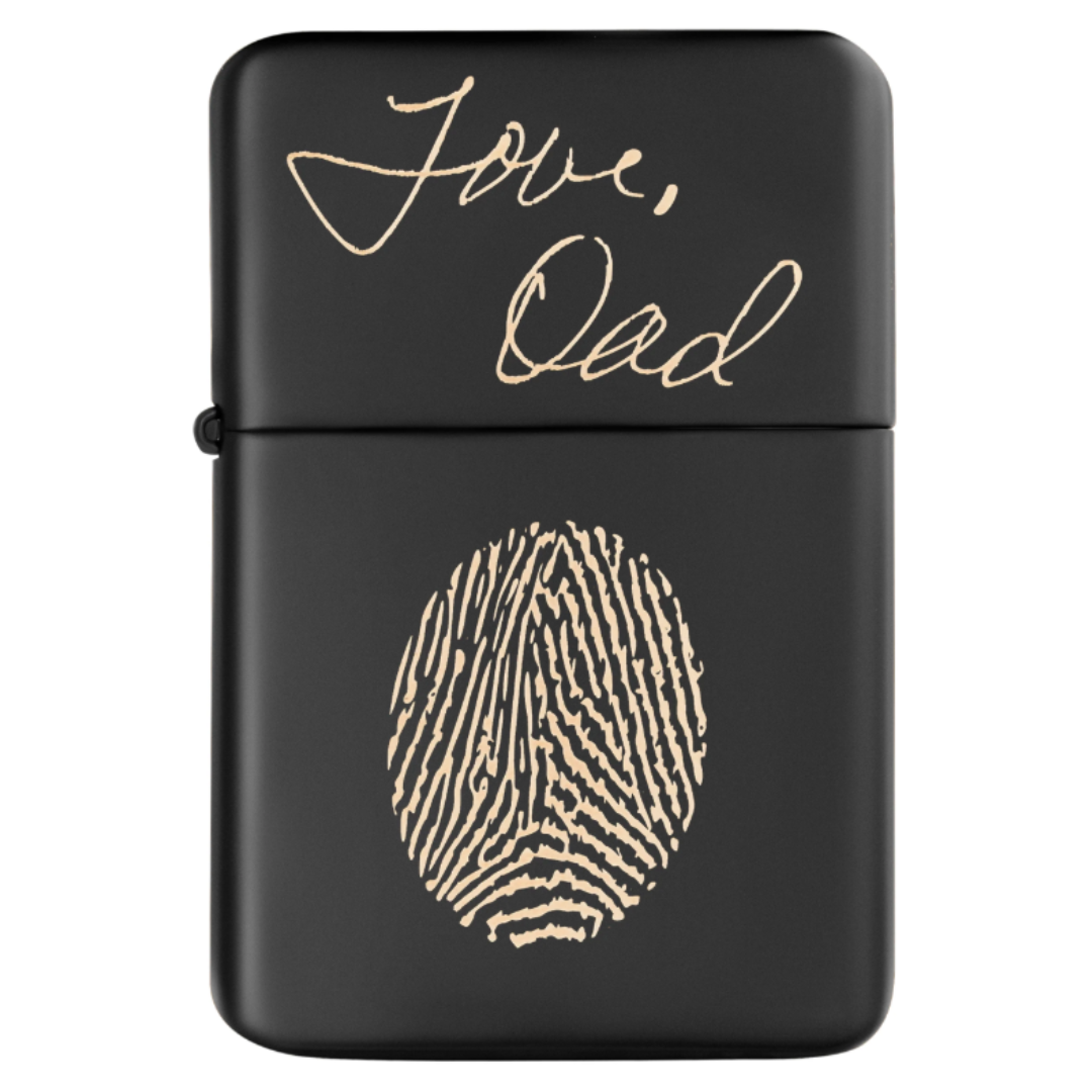Personalized STAR Black Lighter Front