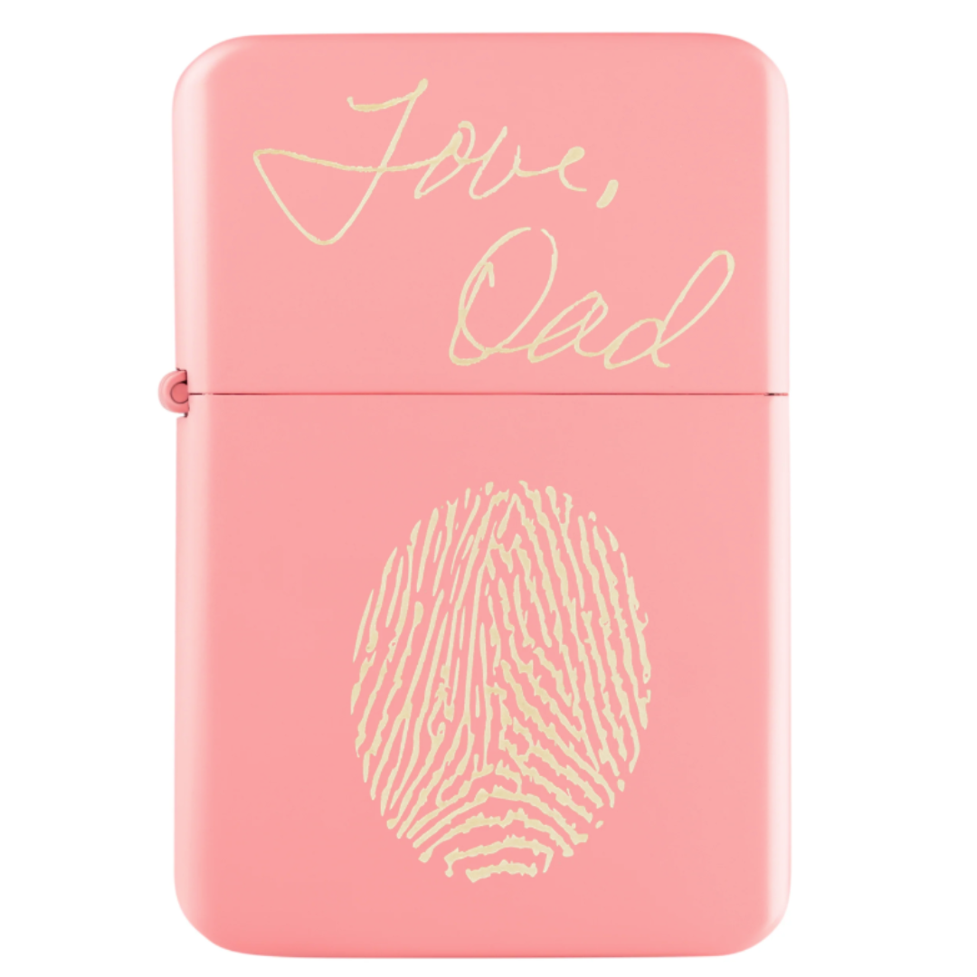 Personalized STAR Pink Lighter Front