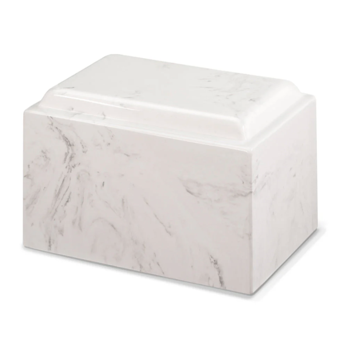 Sentinel Carerra Full Size Marble Urn