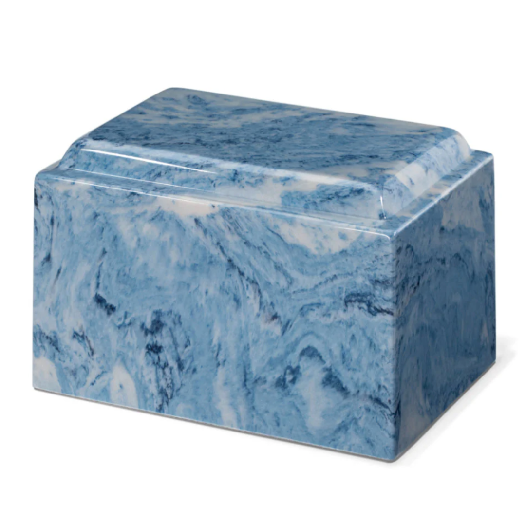 Sentinel Sky Blue Full Size Marble Urn