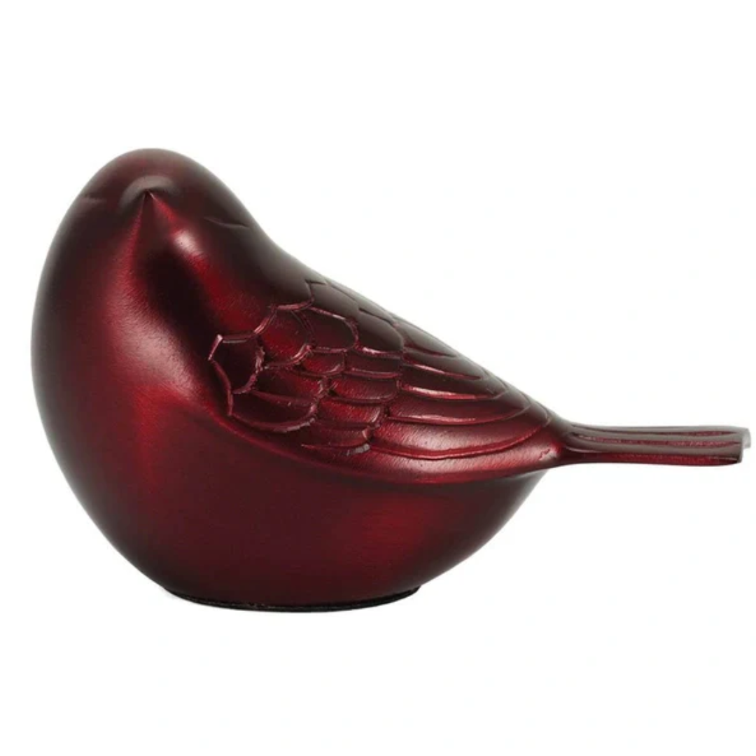 Songbird Crimson Cremation Keepsake
