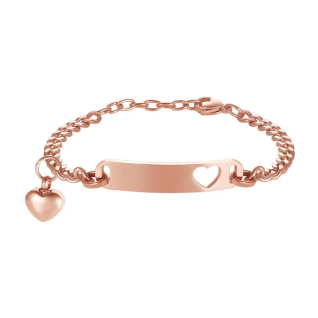 The Claire Cremation Rose Gold Bracelet