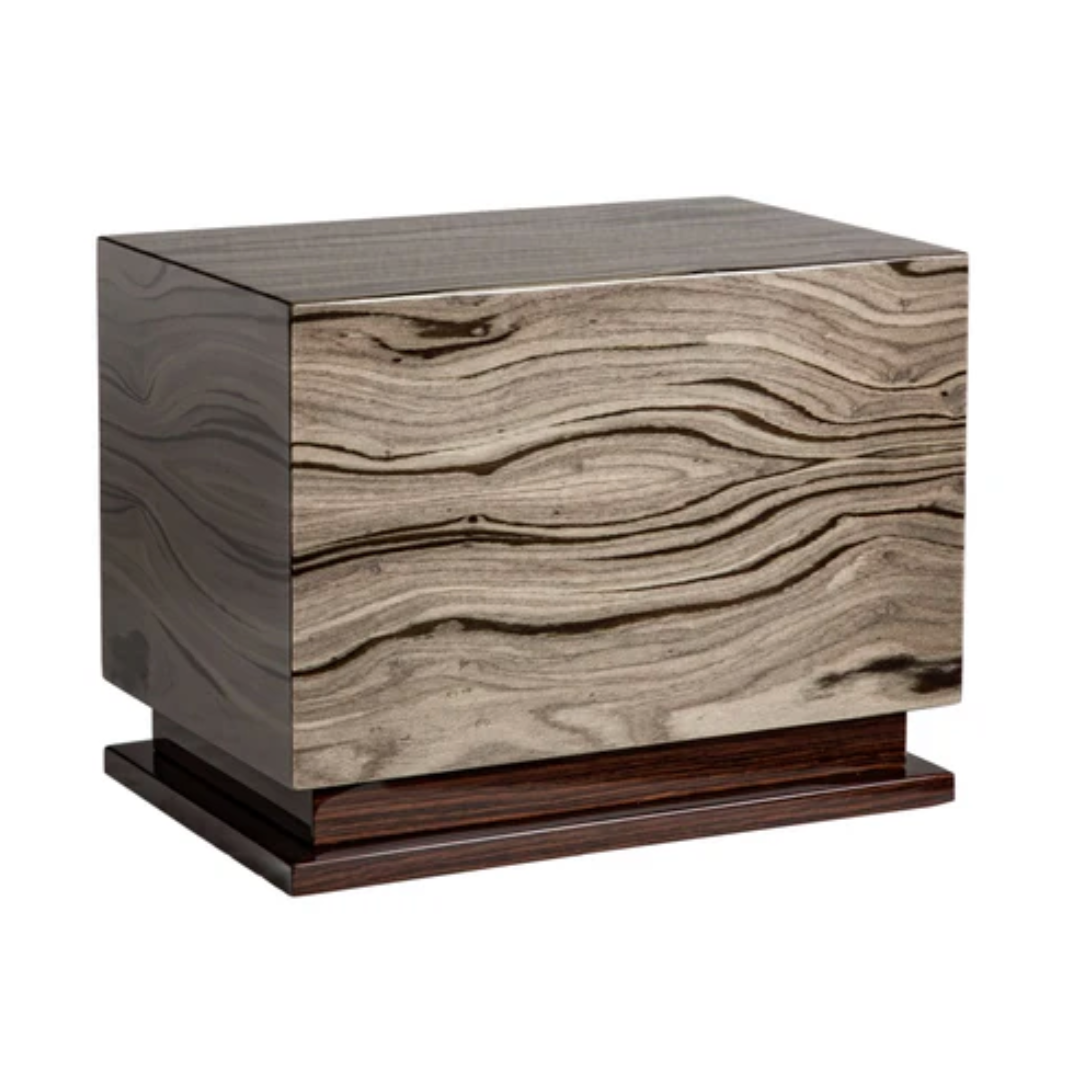 The Taylor Grey Wood Urn