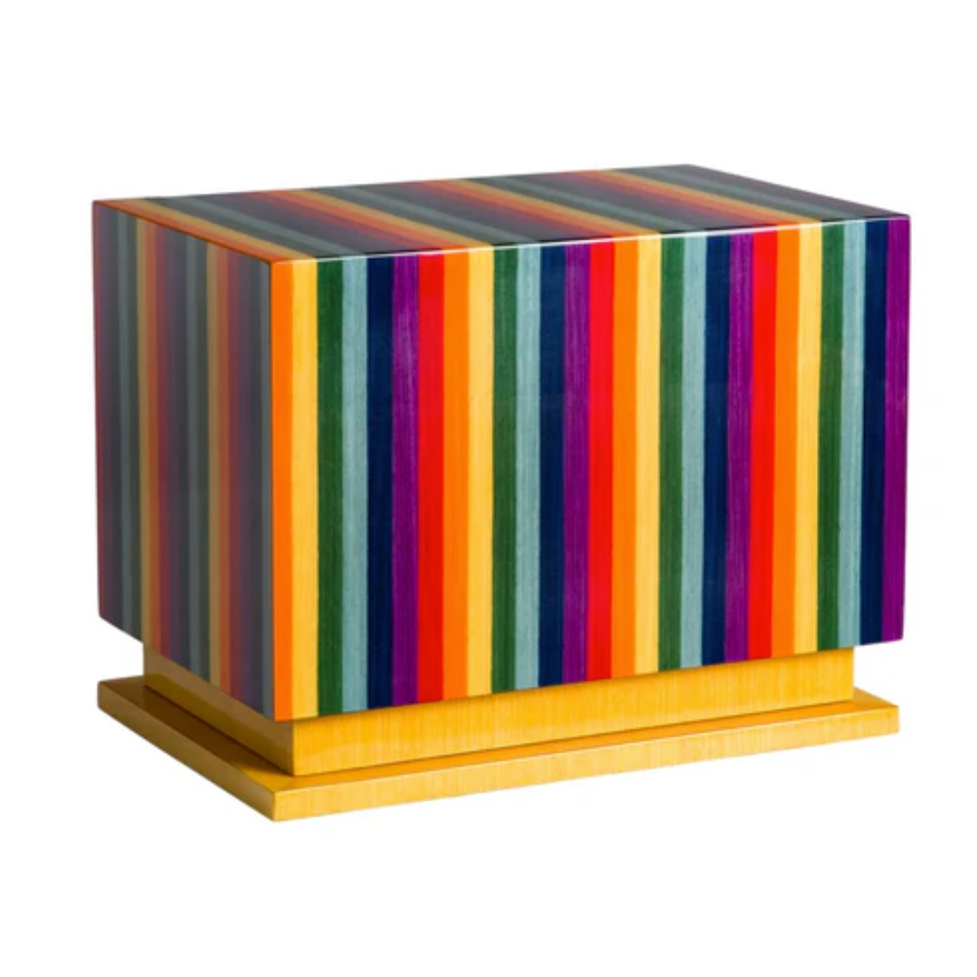 The Taylor Wood Multi-Color Urn