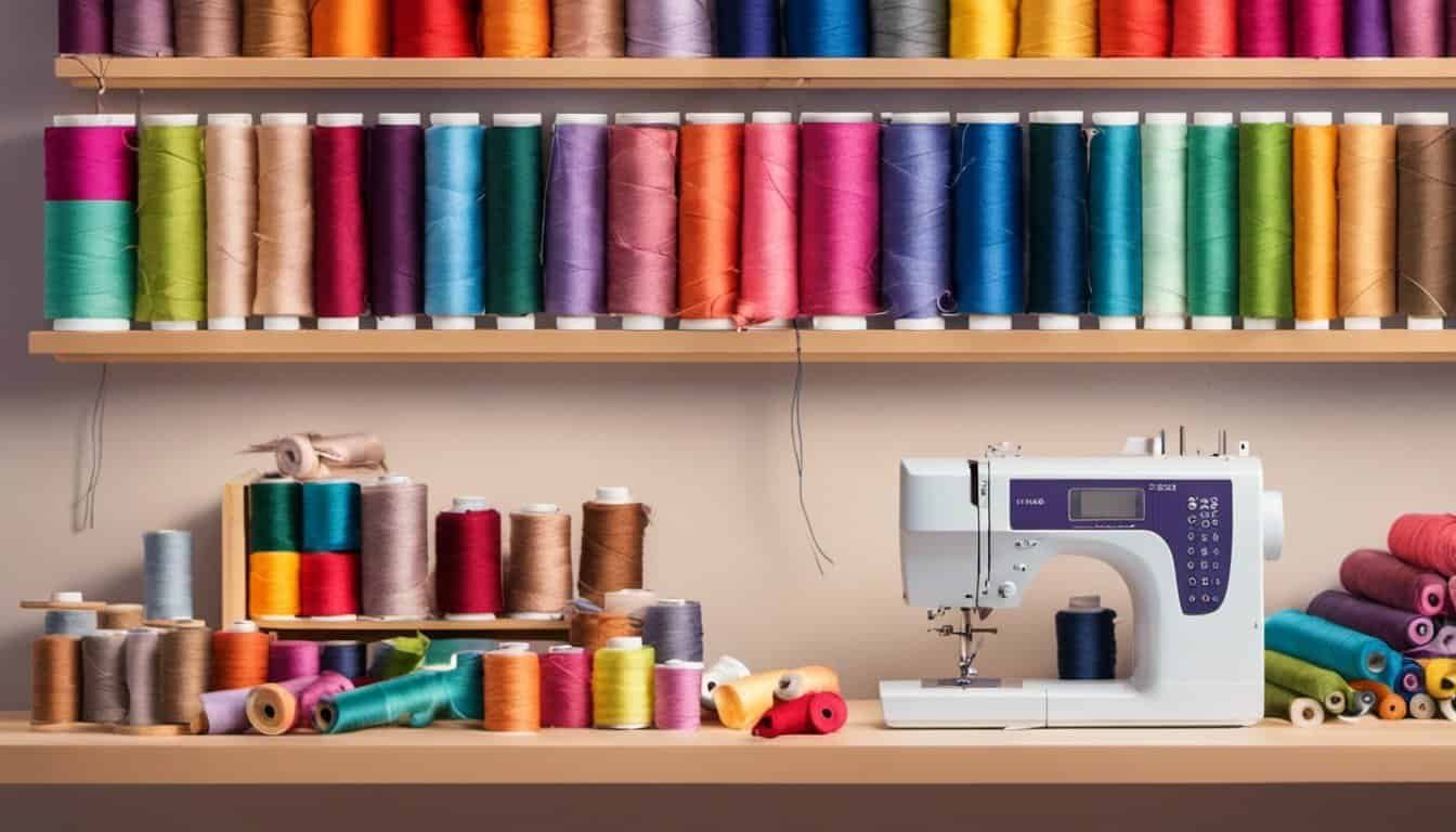 A sewing machine in action — the machine that puts everything together