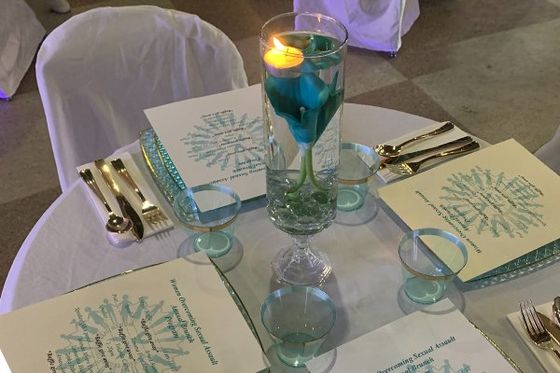 Table With Candle Setup — Chicagoland, IL — Design on a Dime Co Inc