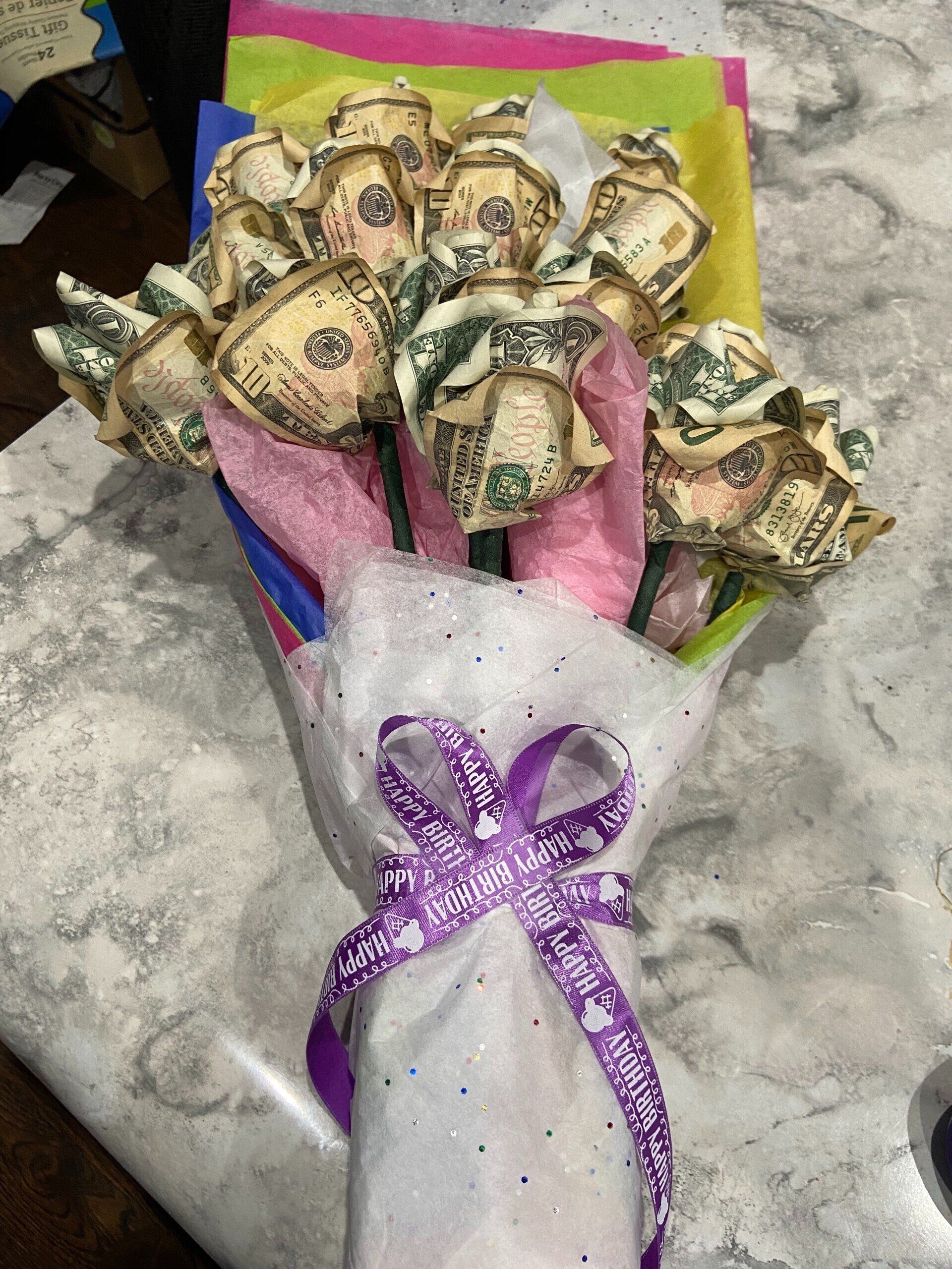 Money Bouquet Design — Chicagoland, IL — Design on a Dime Co Inc