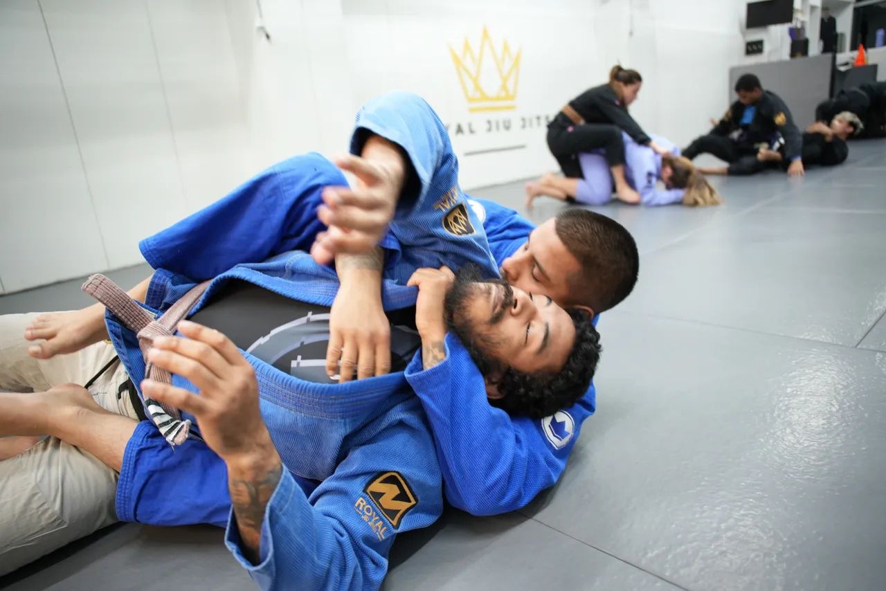 Athletes training Brazilian Jiu Jitsu cardio and endurance at Royal Jiu Jitsu Queens.