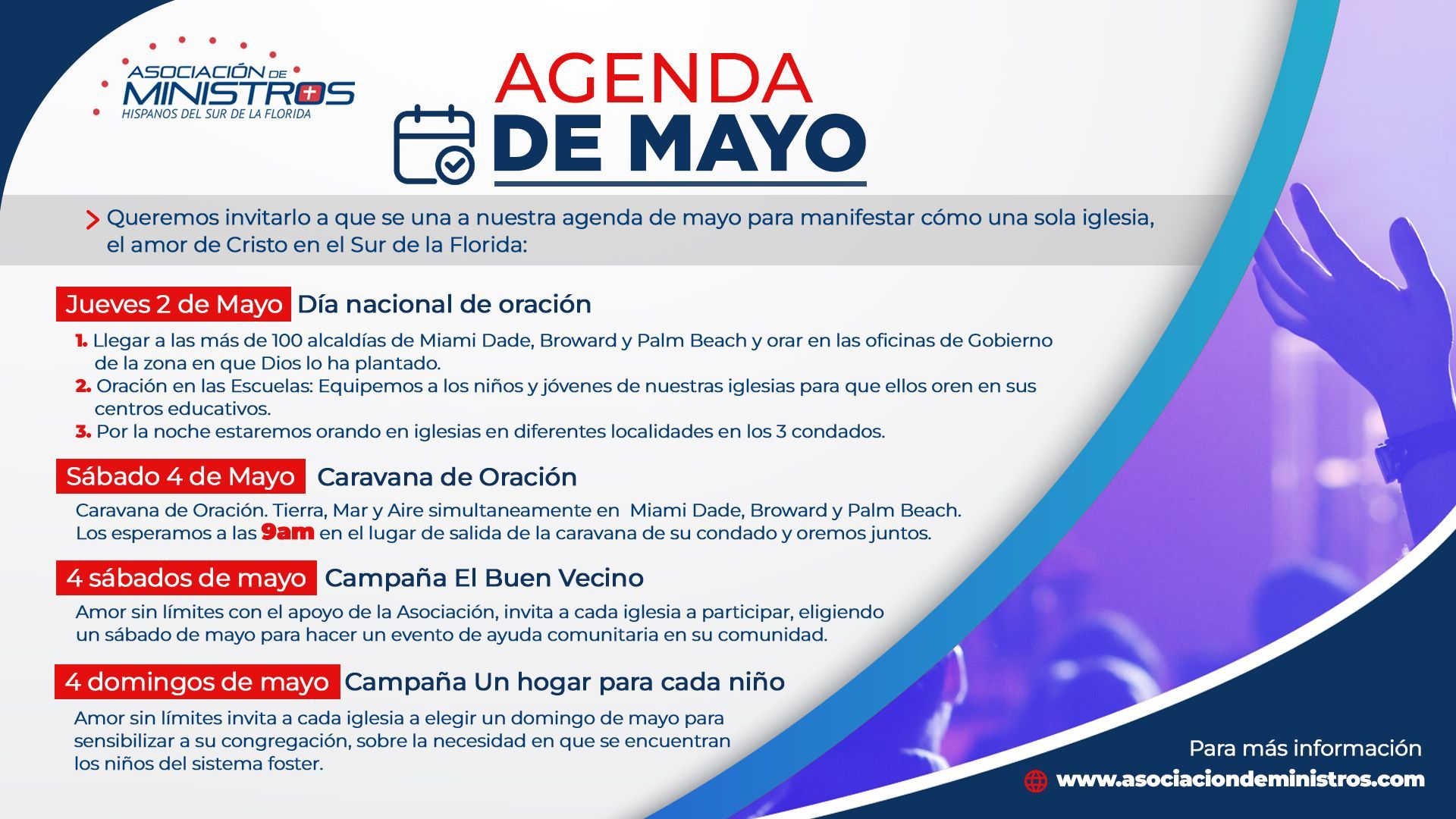 Agenda Mayo 2024