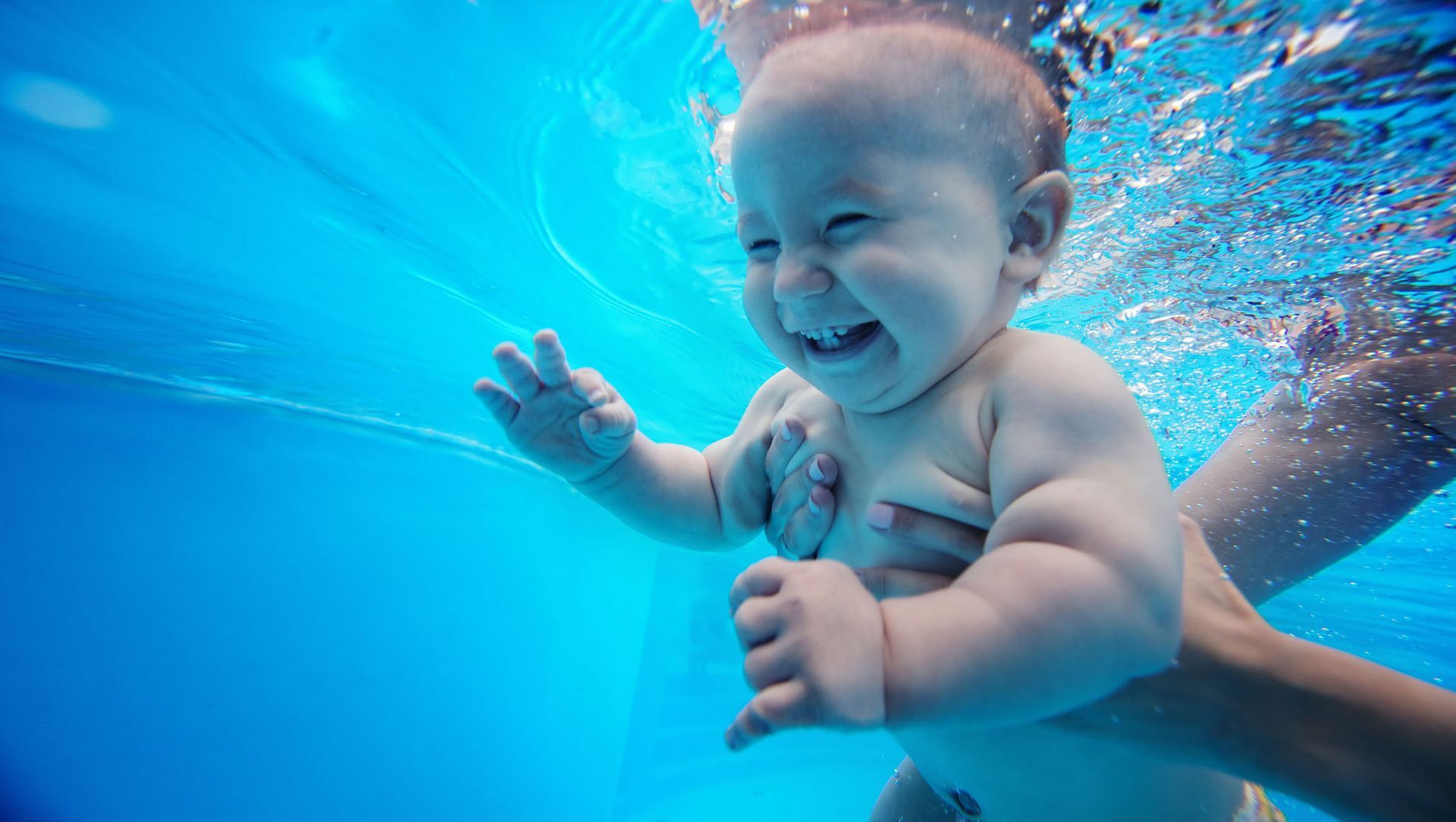 Swim class in heated pool
