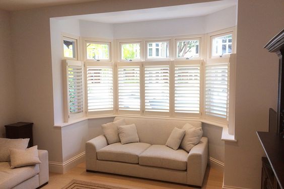 Berkshire cafe style plantation shutters