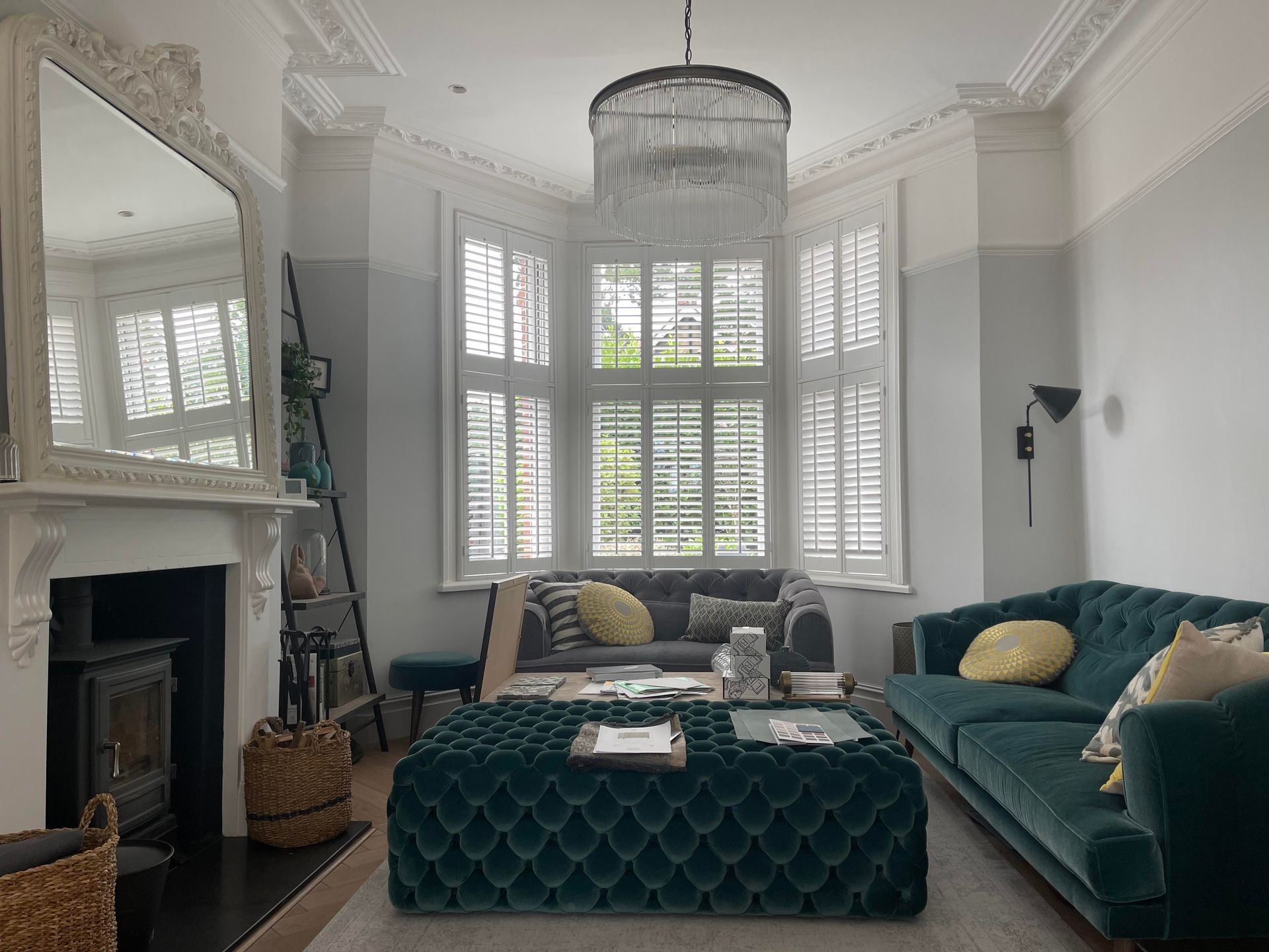 Berkshire wooden shutters
