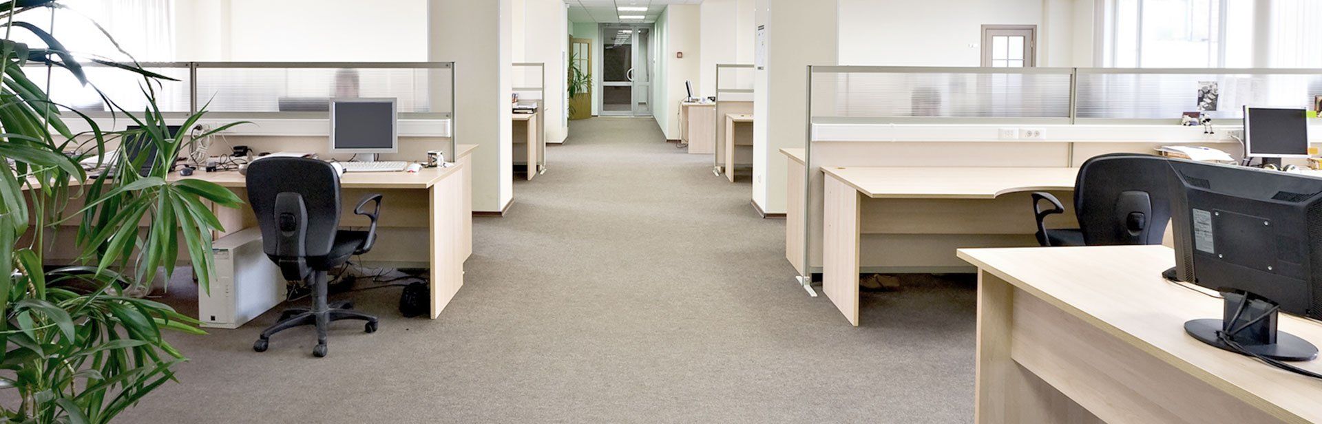 office floor with carpet flooring