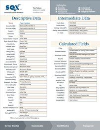 SQX - Descriptive/Data-sheet