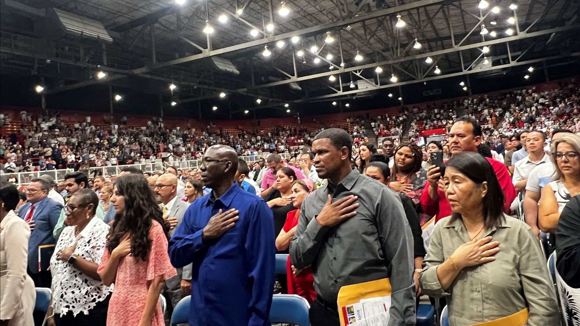 On July 10, more than 2,200 new Americans took the oath of Citizenship.