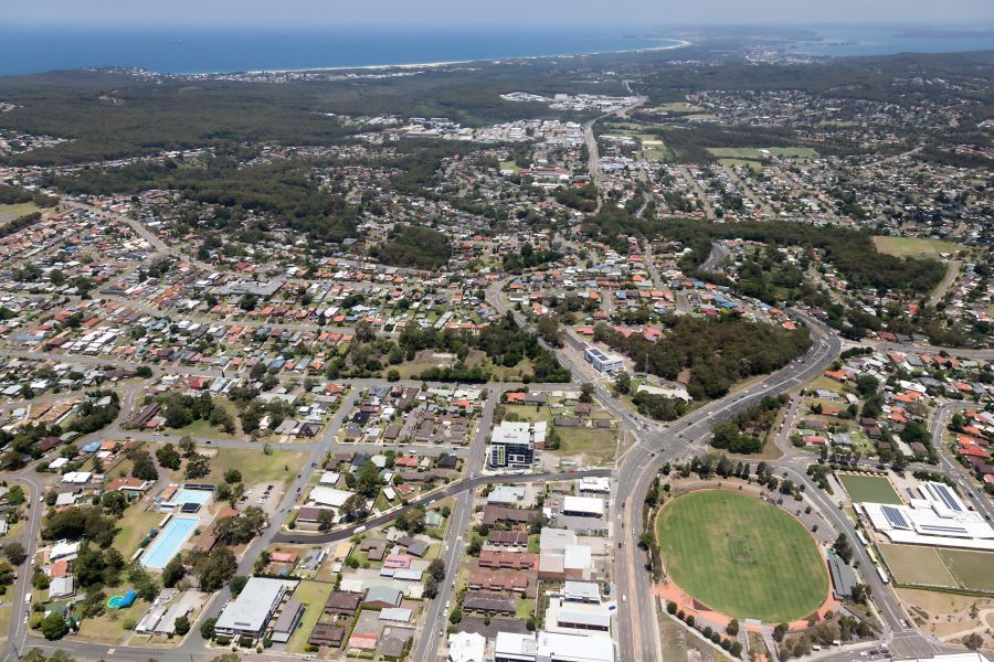 An Aerial View of a City — Newcastle Paediatric Occupational Therapy in Charlestown, NSW