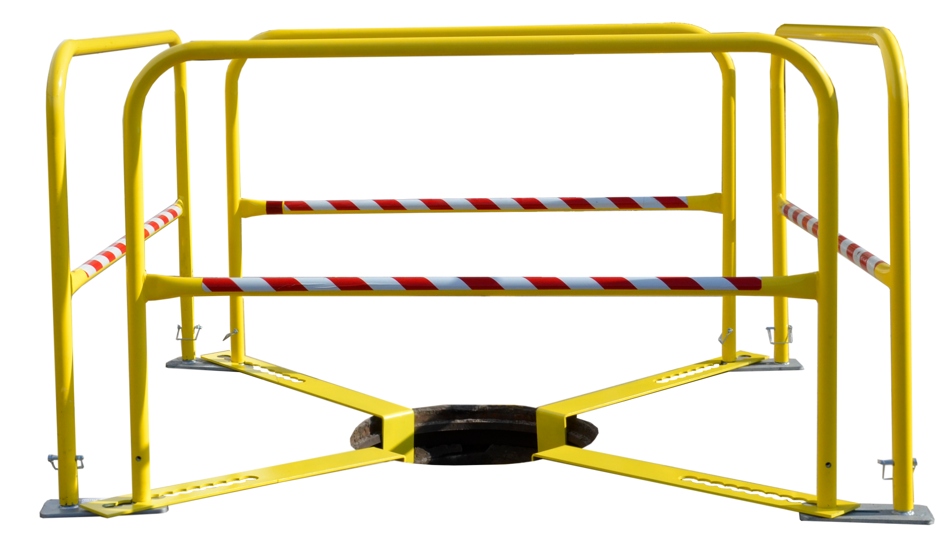maintenance hole railing