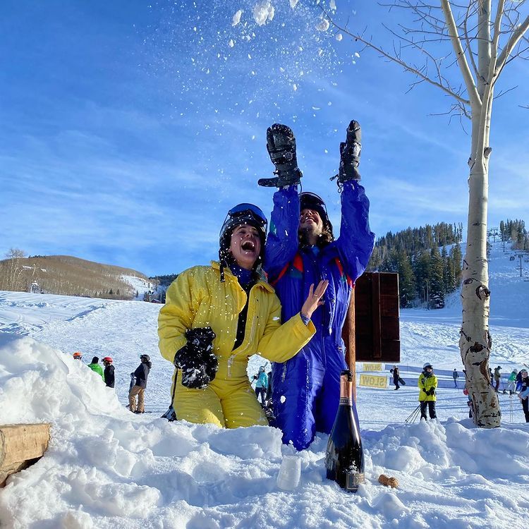 Kimberfire couple celebrating engagement.