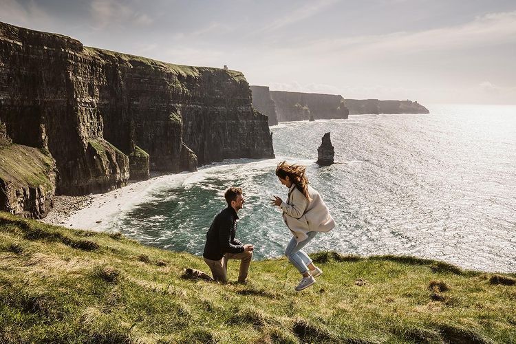 Kimberfire couple proposing.
