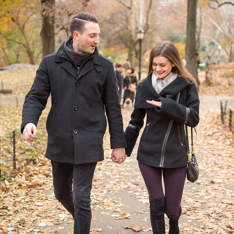 Kimberfire couple walking.