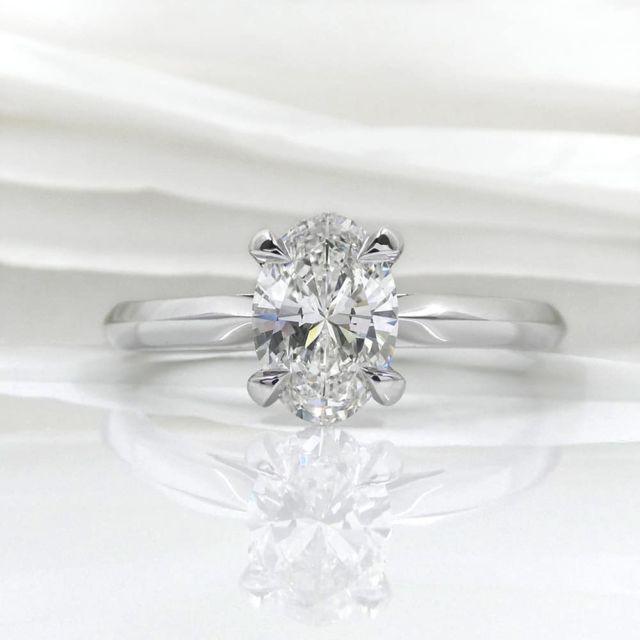 kimberfire oval solitaire engagement ring