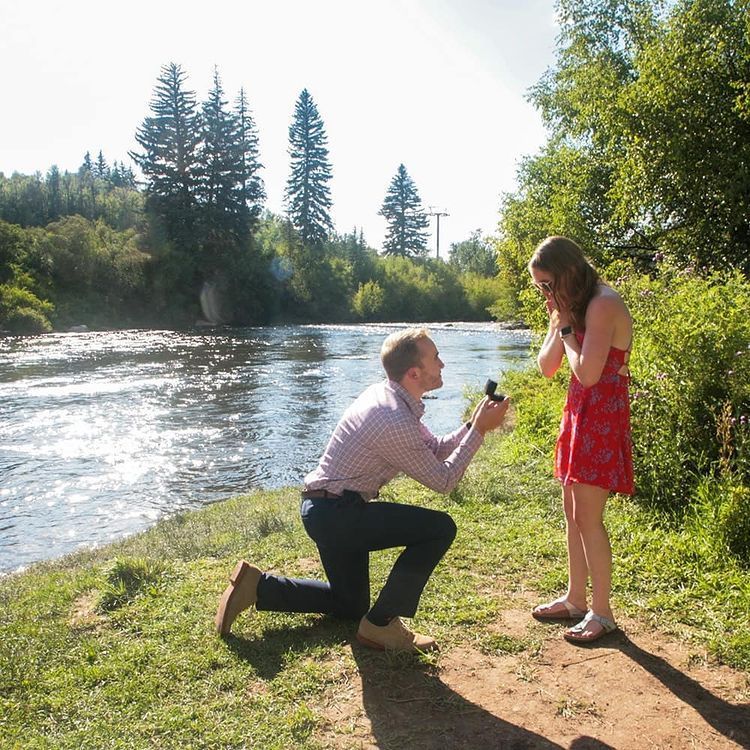 Kimberfire couple proposal.
