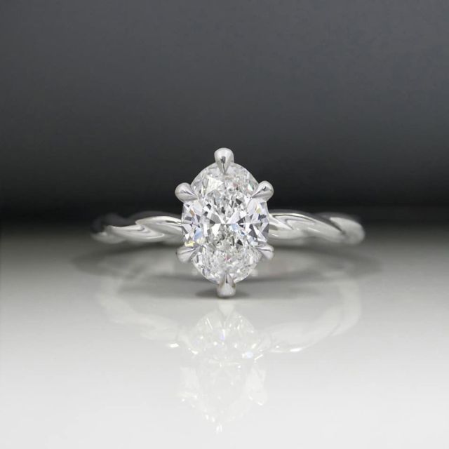 kimberfire oval solitaire engagement ring