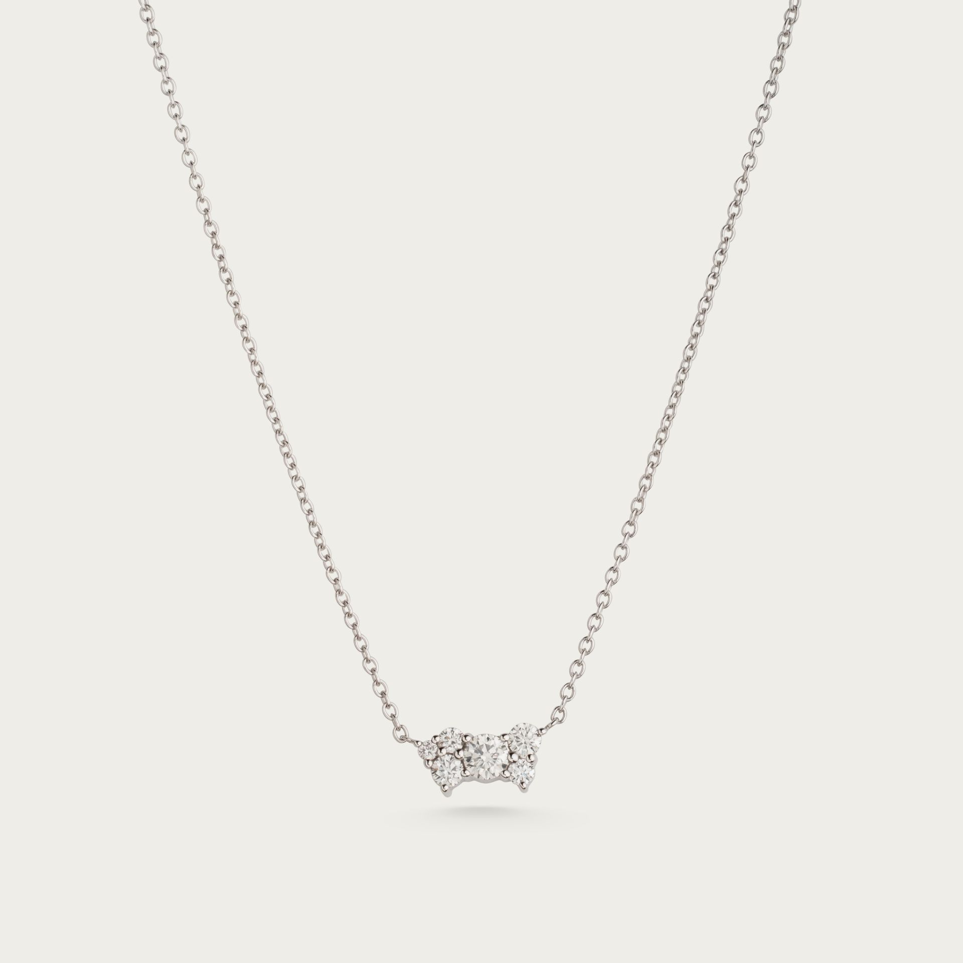 Kimberfire Constellation necklace in white gold.