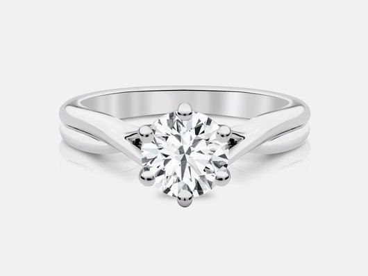 PLC743 Solitaire Engagement Ring