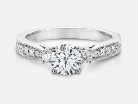 PLC76 Vintage Engagement Ring