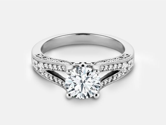 PLC83 Vintage Engagement Ring