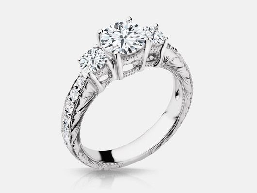R478 Vintage Engagement Ring