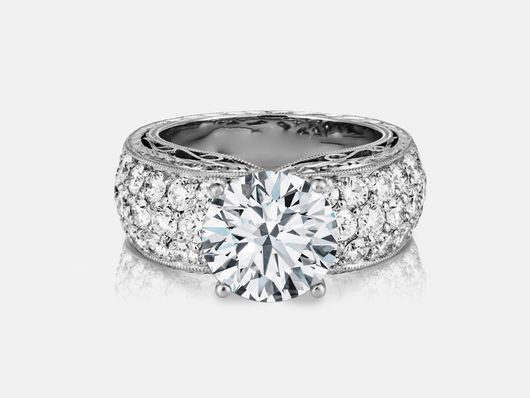 R529 Vintage Engagement Ring