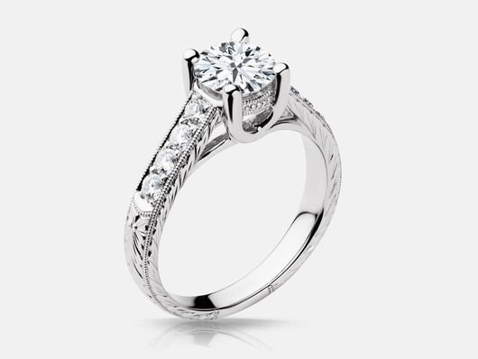 R547 Vintage Engagement Ring