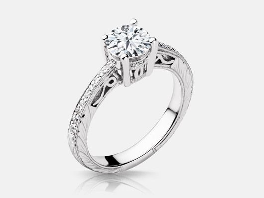 R573 Vintage Engagement Ring