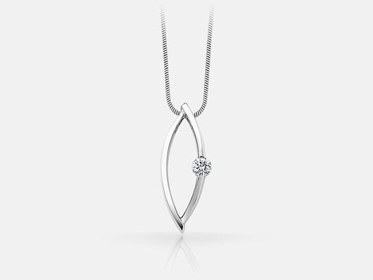 SAZ37 Diamond Pendant