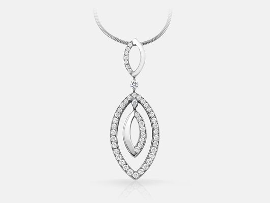 SAZ46 Diamond Pendant
