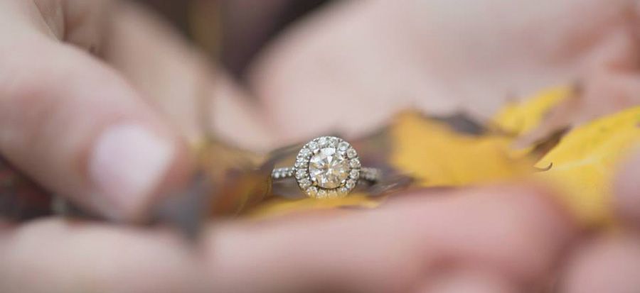 Katie's Kimberfire Engagement Ring in Toronto