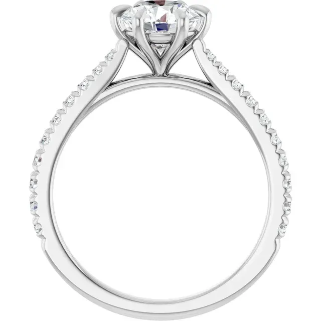 No.4 pavé engagement ring.