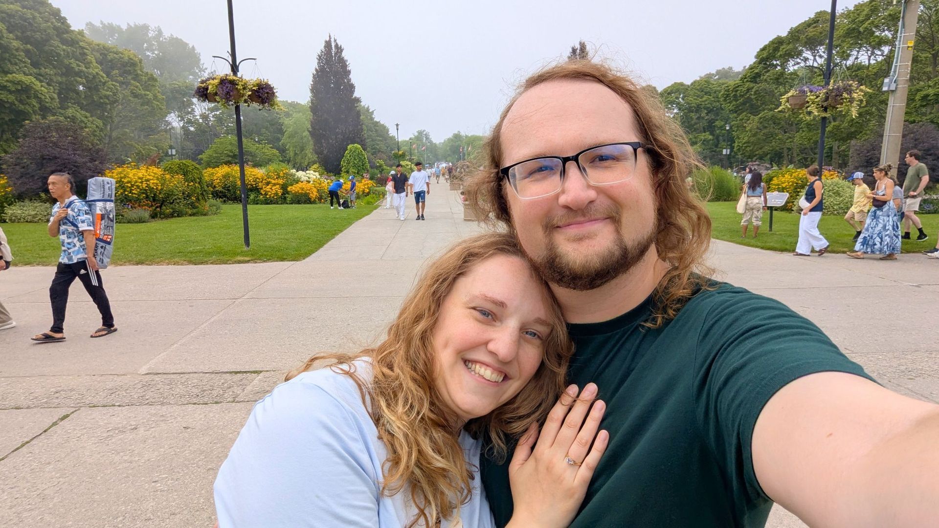Toronto engaged couple, Garnet and Hannah.