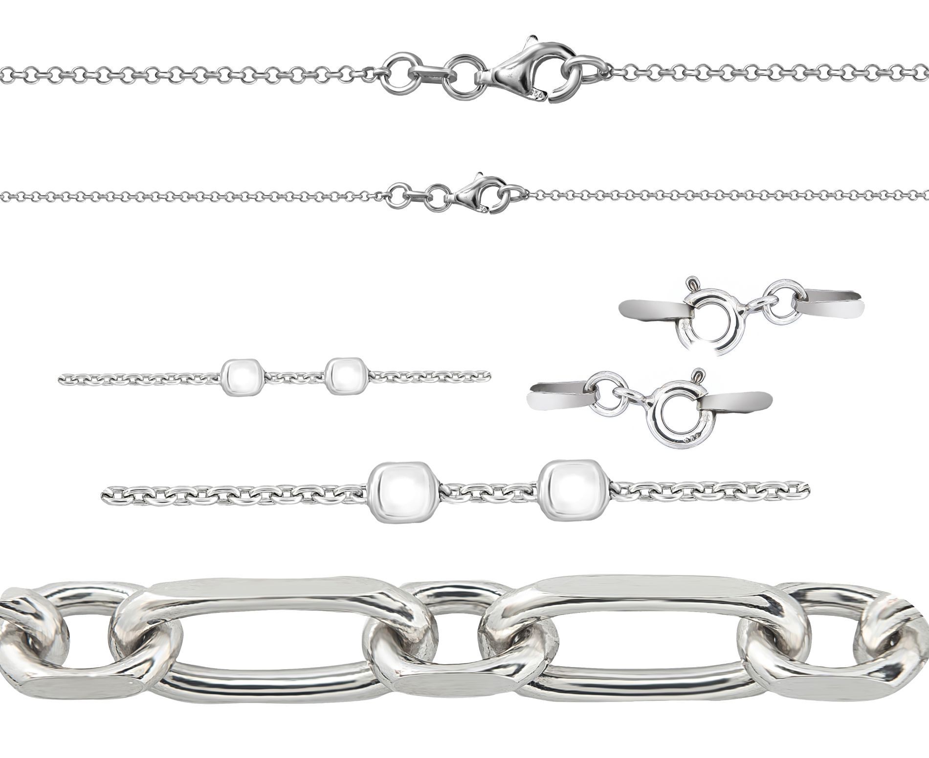 bracciali in metallo dopo restauro