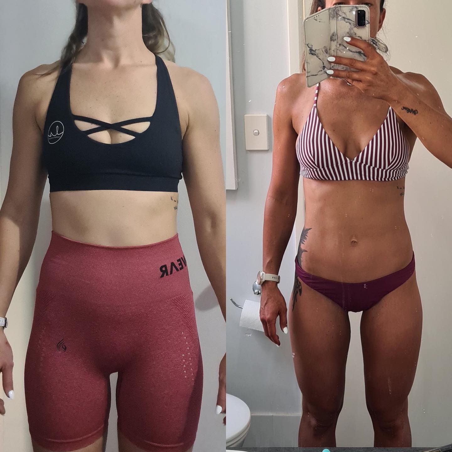 Client before and after picture