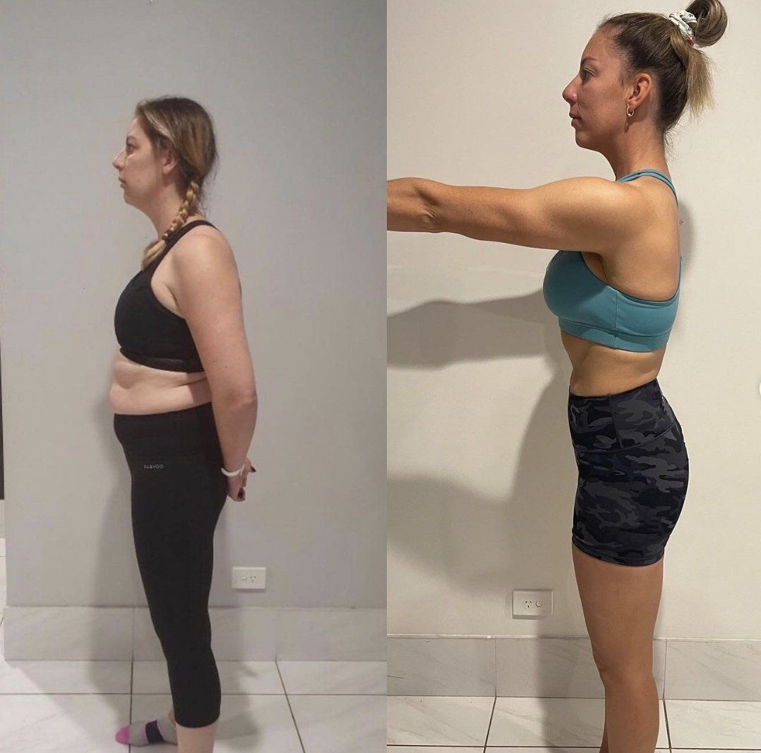 Client before and after picture
