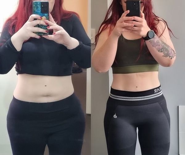 Client before and after picture